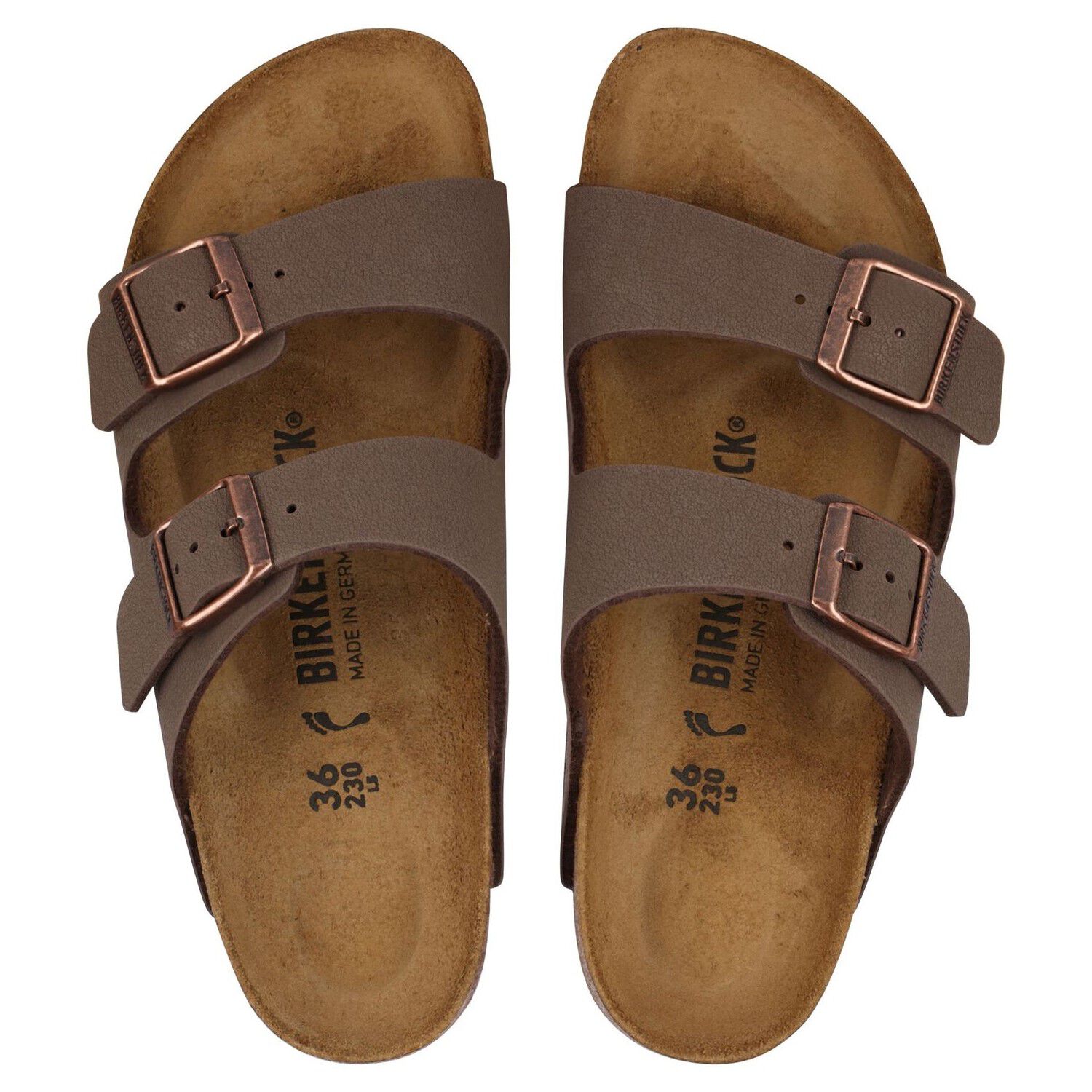 Brown Buckled Leather Sandals, 1, hi-res